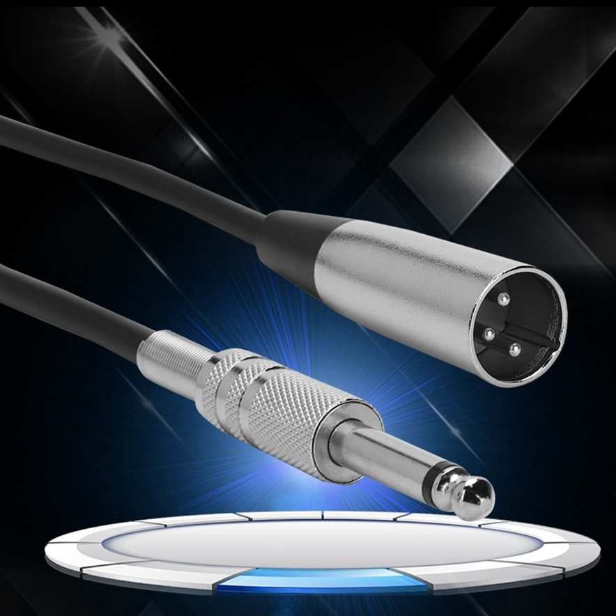6.35mm Male to XLR Female Plug Audio Cable for Microphone Recorder Electric Guitar audio line