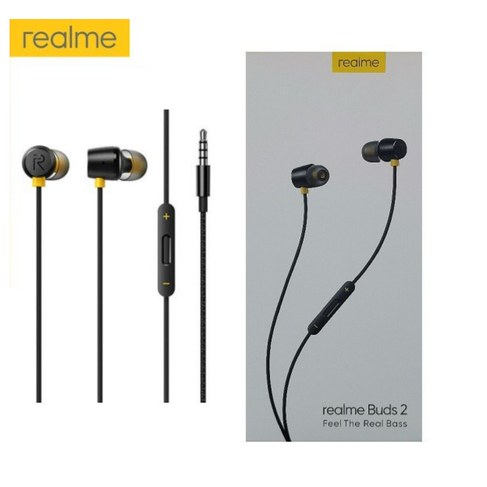 Realme buds 2 Wired Earphones Hands-free 3.5mm