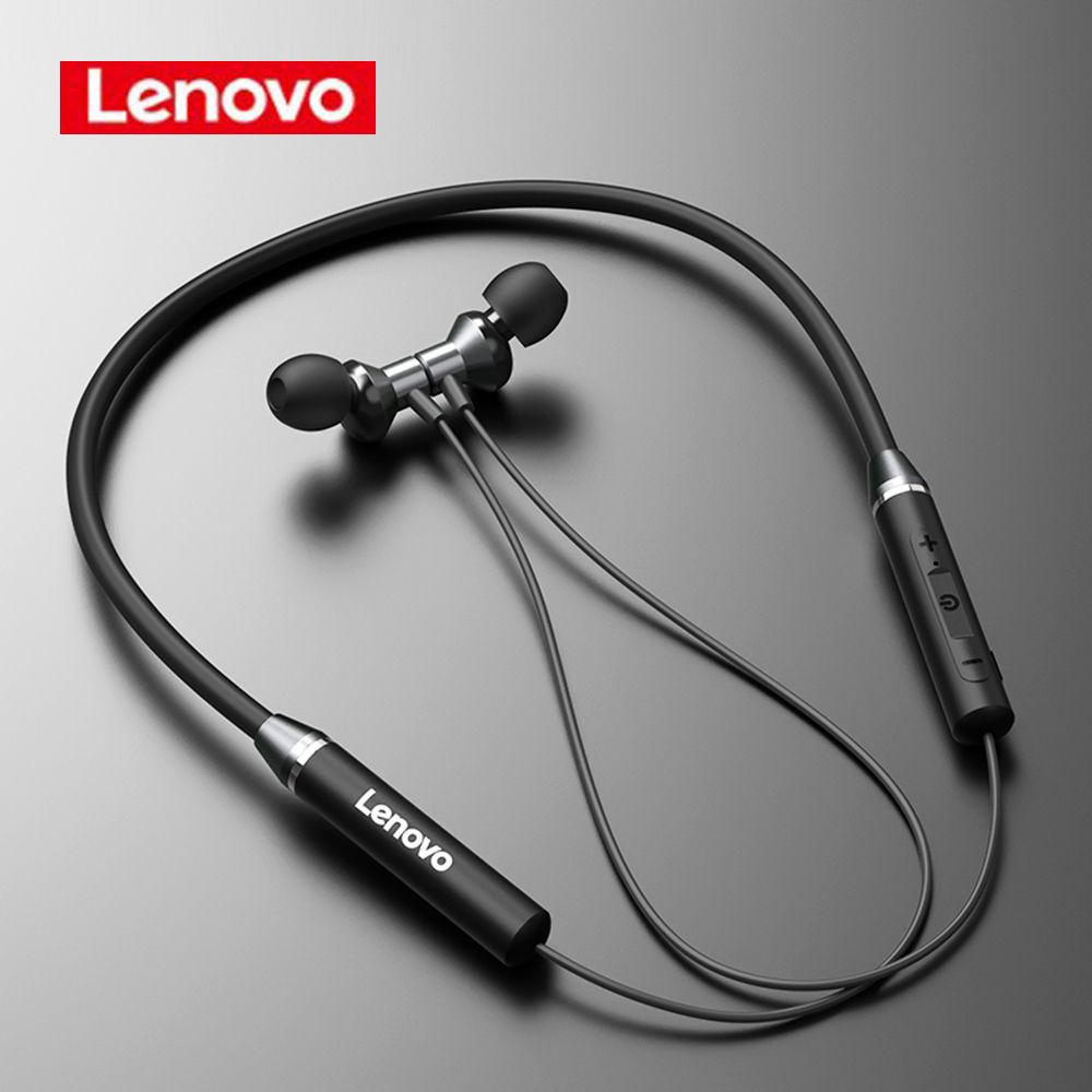 Lenovo HE05x Sports Magnetic Wireless Earphones - Black