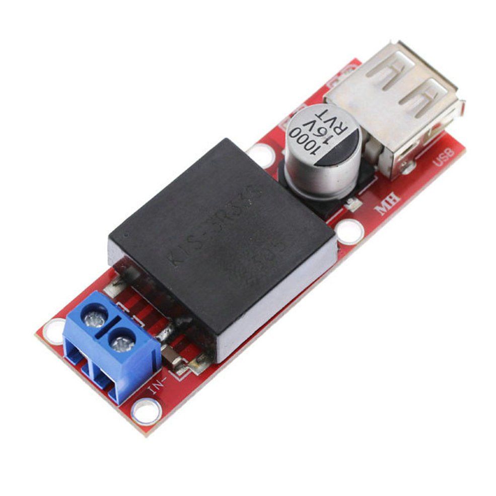 KIS3R33S 7V-24V to 5V/3A Rectification DC-DC  Power Module Red