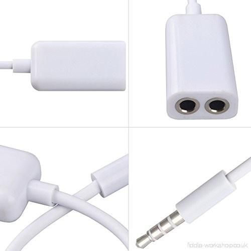 Music Listening Dual Splitter 3.5mm Audio Converter