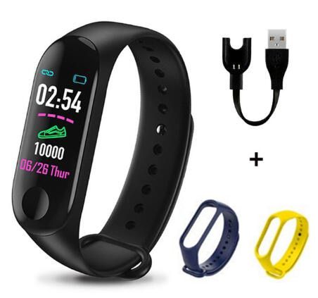 M3Plus Sport Smart Wristband Bracelet Strap Men SmartBand Call Heart Rate Fitness  M3 Plus Smart Watch For IOS Android