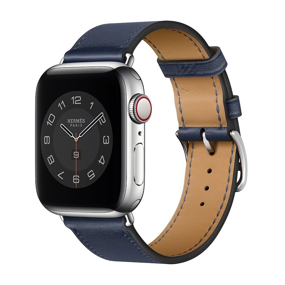 Single ring Leather Strap suitablefor iWatch 38mm 42mm Susiness sports band Suitable for Apple Watch 40mm 44mm Series 123456 SE