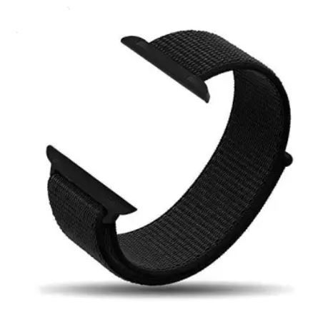 38mm/40mm Nylon Replacement Strap For Smart Watch-Black