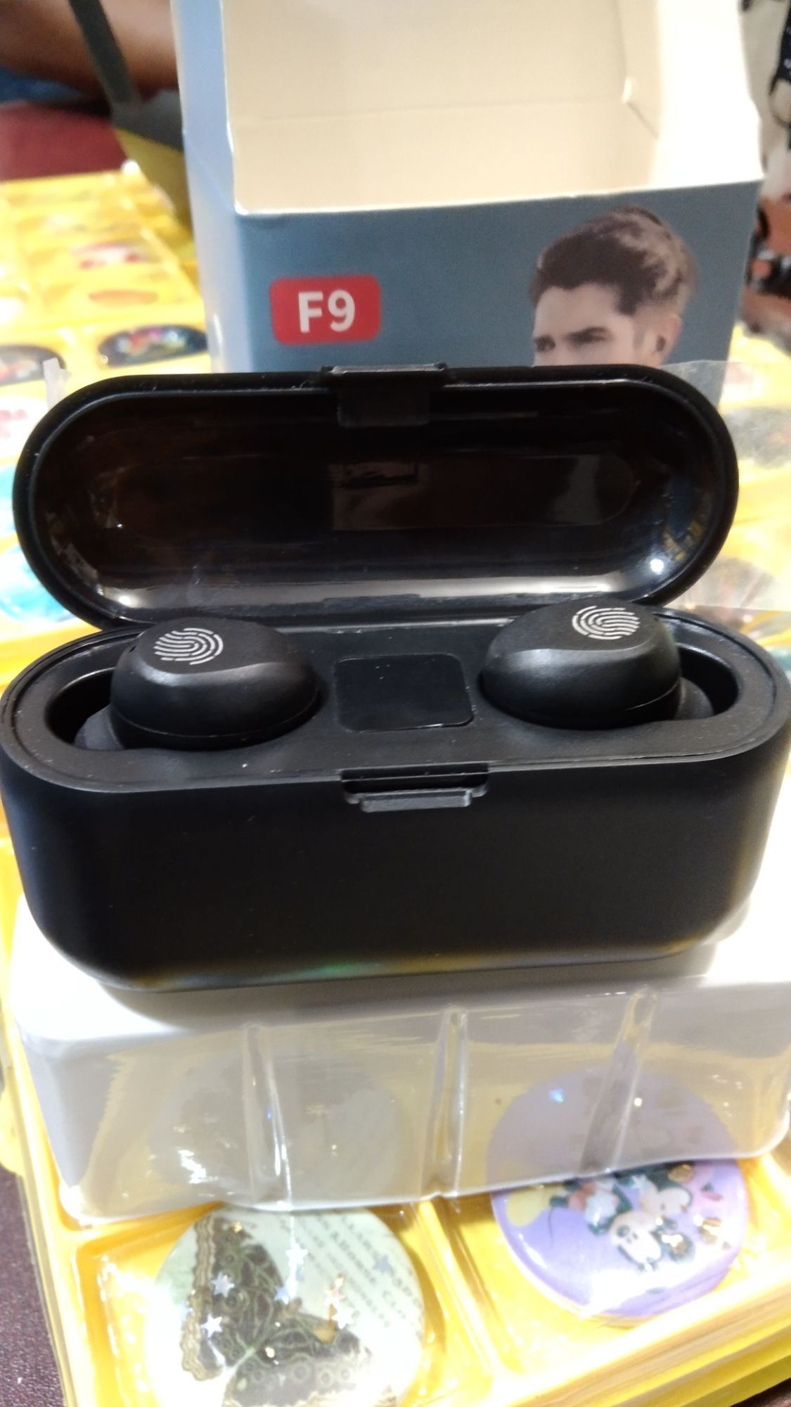 F9 TWS Earbuds Touch Wireless Stereo Bluetooth 5.0 Headphone [ 10 King Online Shop ]