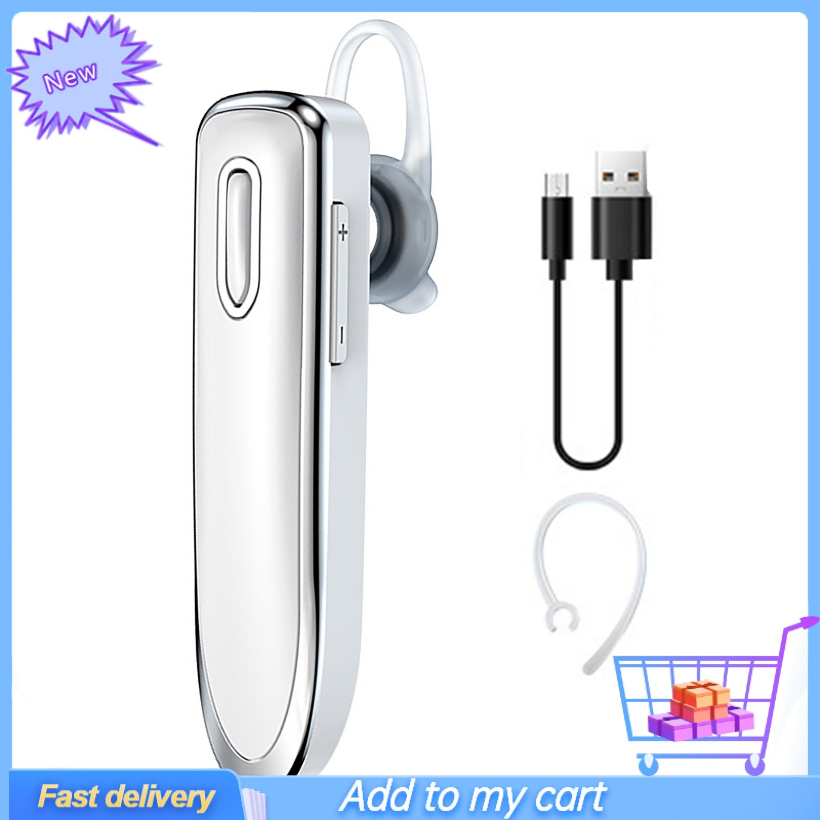 GreenForest Wireless Earbud Non-delayed Lossless Waterproof Bluetooth-compatible5.1 HiFi Voice Control Earphone for Doing Sports