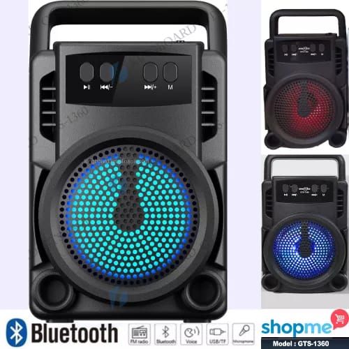 Bluetooth Speaker GTS-1346/GTS-1360/GTS-1370 Rechargeable Extra Bass wireless portable speaker Mini style 3 inch TWS,FM,USB audio player