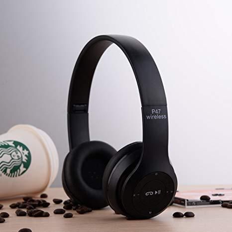 P-47 Wireless Bluetooth Headphone Stereo Earphone with SD Card Slot