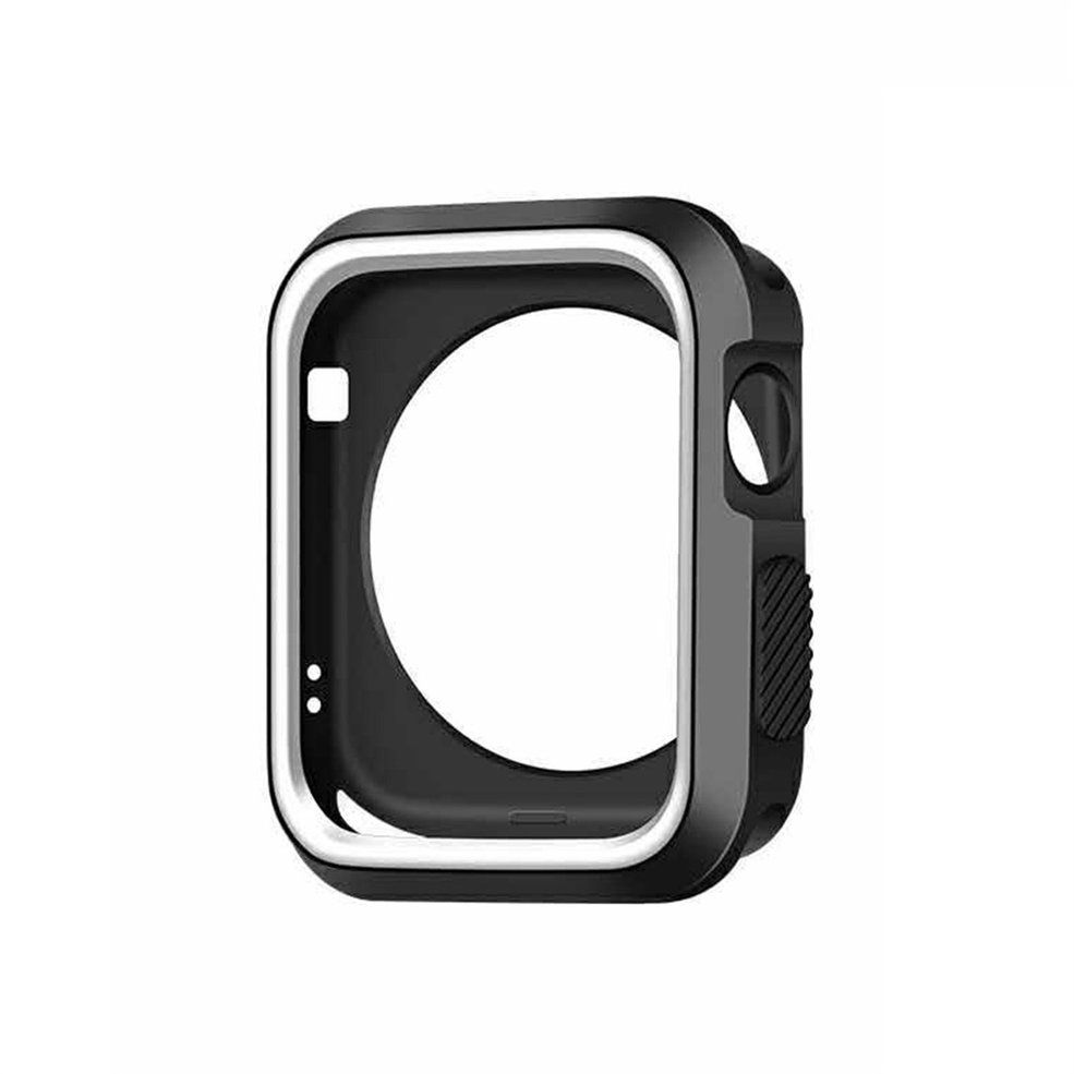 Dual Color Soft Sil  Protective Case for Apple Watch 1/2/3