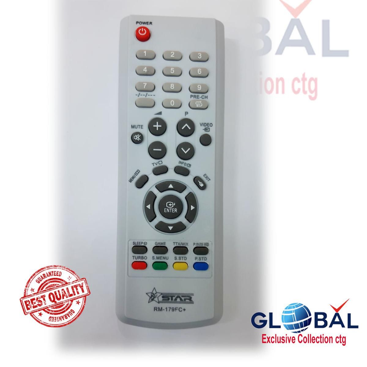 Samsung_ Box TV, CRT TV.(RM-016FC) পিছনে বড় পুরাতন সব ,স্যামসাং টিভি তে চলবে Compatible Universal Master Remote Control.