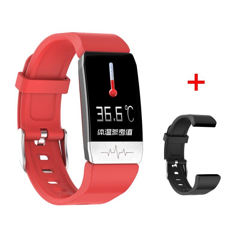 MAFAM T1 Smart Watch Temperature Measure ECG Heart Rate Blood Pressure Monitor Drinking Remind Wrist Band For xiaomi Dropshiping