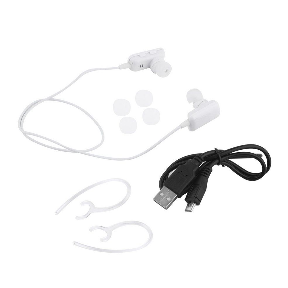Universal Stereo Sports Wireless Headset Earphone For Cellphone NEW - White