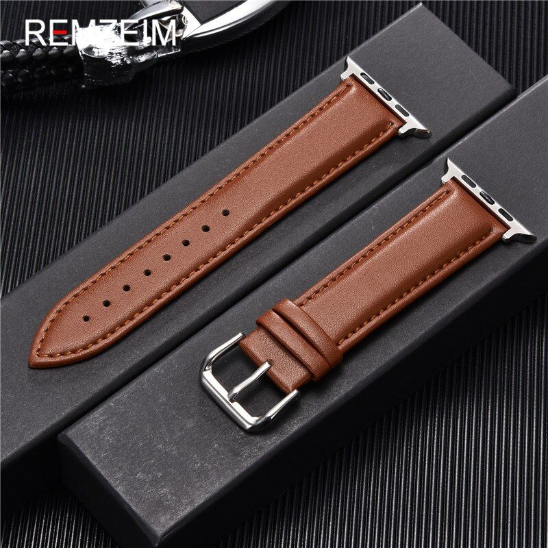Leather Watchbands For Apple Watch Band 42 mm 38mm Women Men Watch Accessories Strap For iwach 44mm 40mm Series 5 4 3 2