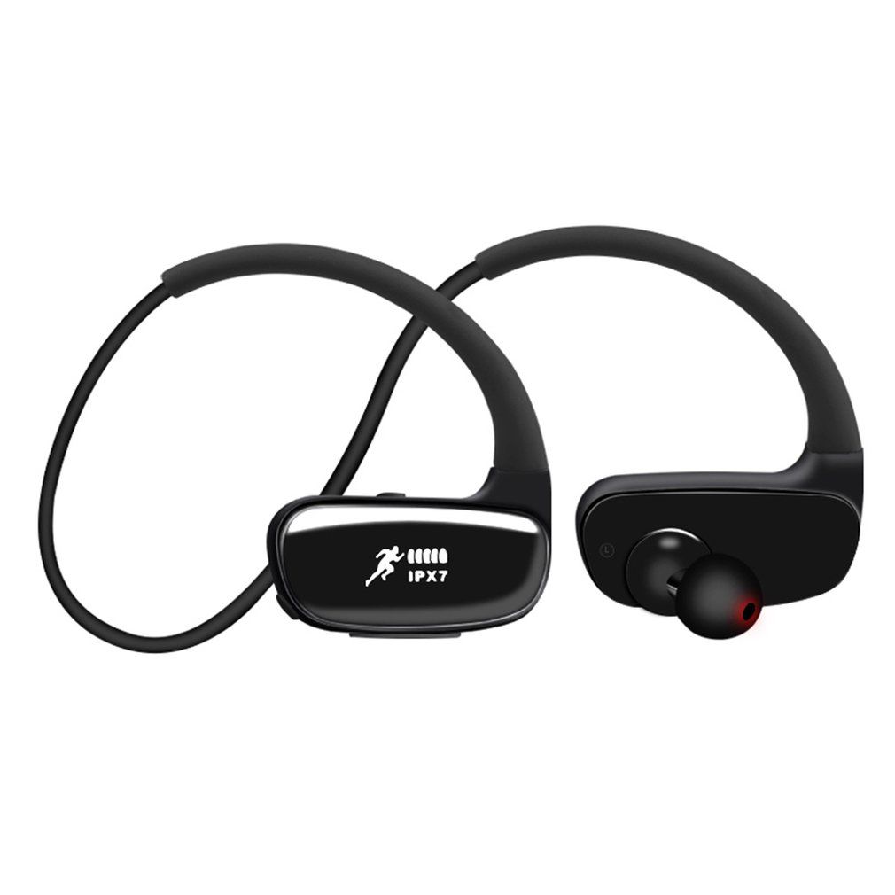 Wireless Headset Sports Head-Neck Style Binaural Stereo Rear-Mounted 1 Pcs black