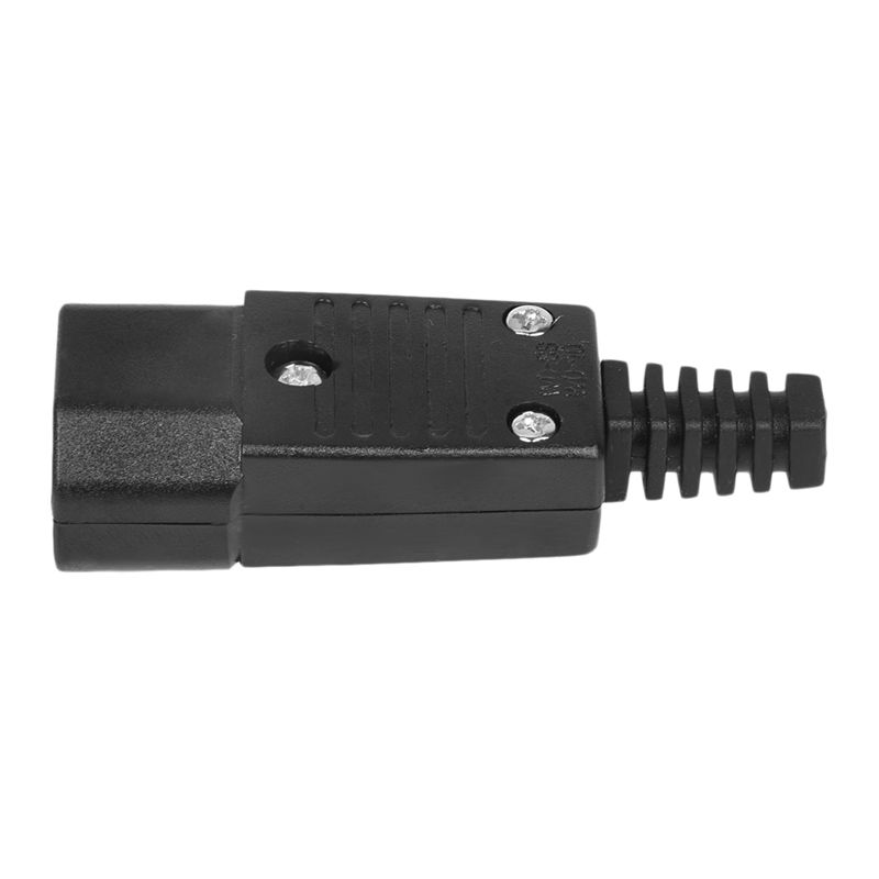 JAERBEE 5PCS IEC 320 C14 power adapter cable plug rewirable connector socket 3Pin Male