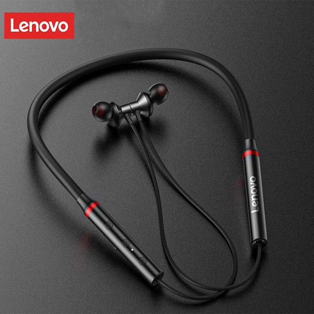 Lenovo HE05x Magnetic Wireless Bluetooth Sports Headphone IPX5 Earphone with Mic