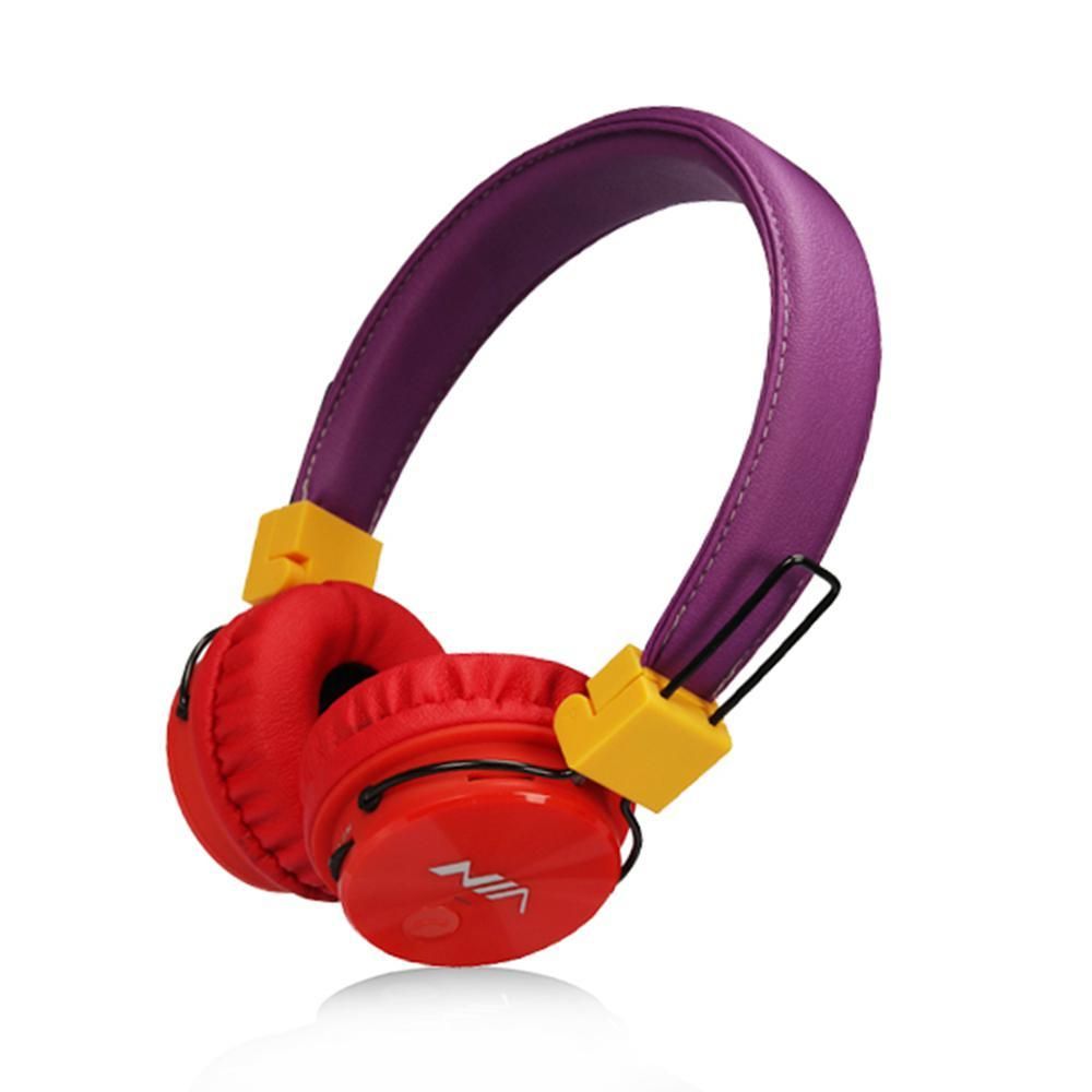 【MIGAPALAZA】 Bluetooth 2.1 Bilateral Headset Protein Earmuffs Bow Shock Support Bluetooth + SD Card + FM + TM
