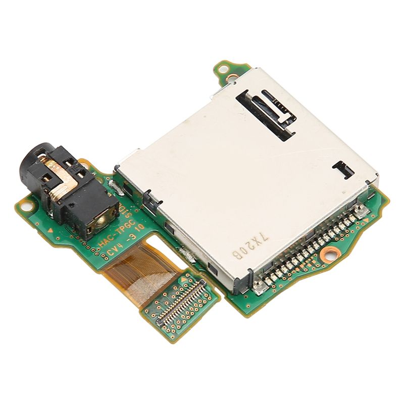 Game Card Slot/Slot Module Game Card Reader Tray Headphone Jack Board for Nintendo Switch Ns Game Repair Parts