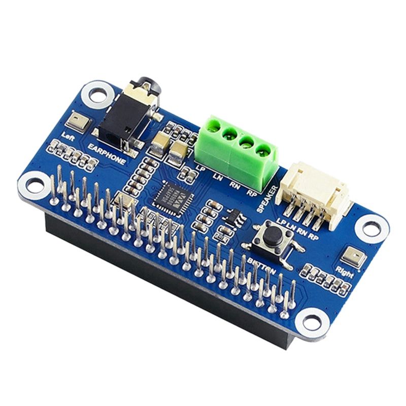 WM8960 Audio Module Expansion Board for Raspberry Pi 4/3B+,Stereo Codec Speaker with Small Speaker