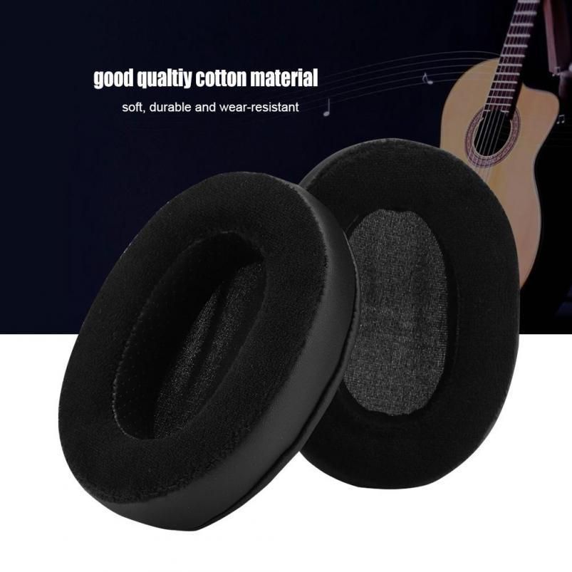 2PCS Replacement Ear Pads Cushion Foam Earpads Cover for Brainwavz HM5 Headphone