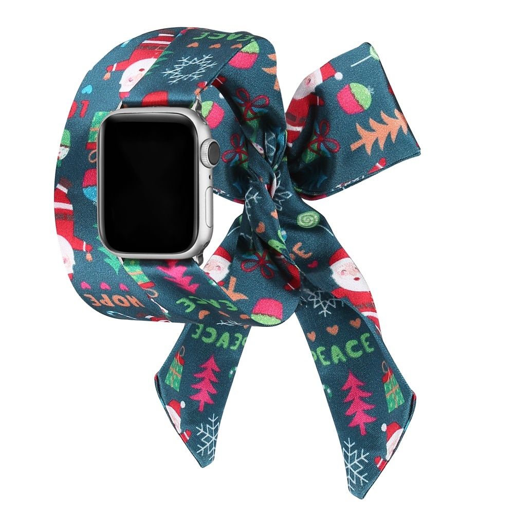 Wearlizer Watchband for Apple Watch Women Scarf Strap 38/40/42/44mm Fashion Replacement Scarf Band for iWatch Series 6 5 4 3 2 1