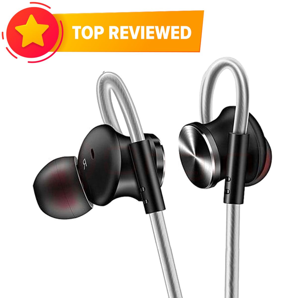 Qkz DM10 Zinc Alloy Metal Earphone - Black