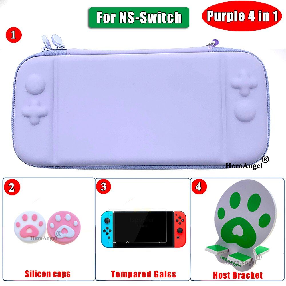 Gradient Color Storage Bag for Nitendo Switch Case for Nintend Switch NS Console Accessories Travel Carrying Portable Pouch