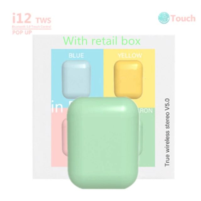 inpods 12 tws Wireless Pop-ups Bluetooth 5.0 headphone earphones headsets super bass sound earbuds for iOS Android 4.6