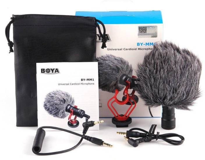 YouTube Video Microphone For Smartphone, PC And DSLR- (BOYA BY-MM1)