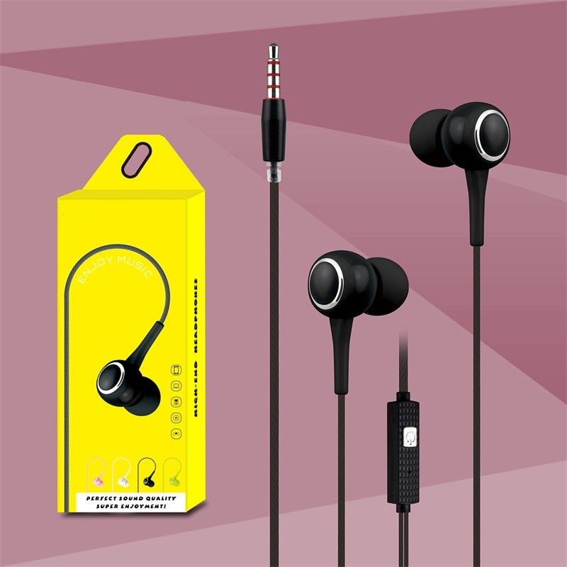 Kin K-28 Perfect Sound Digh Quality Super Bass In-ear Colorful Earphone 3.5mm Interface Earphones With Mic