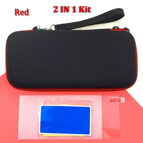 2019 Portable Protective Carrying Hard Shell Case For Nintend Switch Lite Storage Bag For Switch Mini Lite Accessories+Tempered
