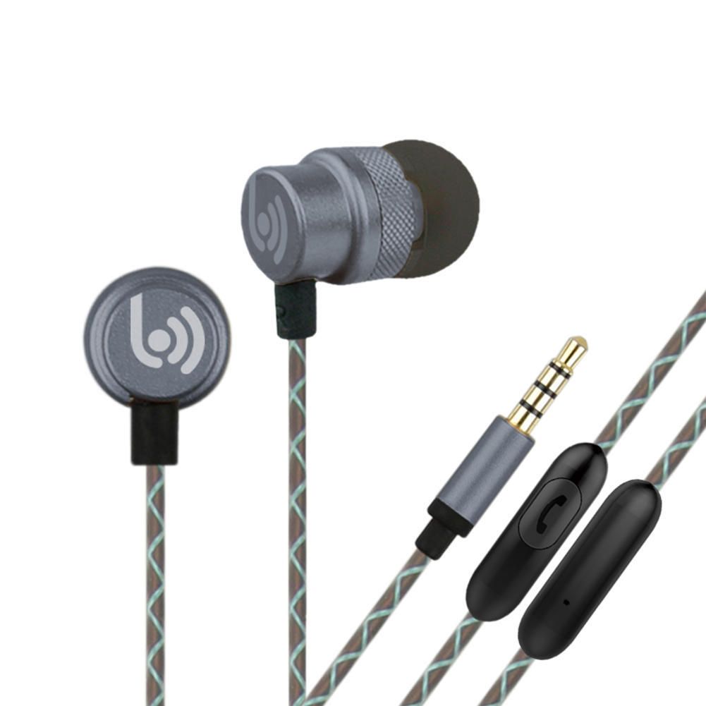beevo BV-EM410 Wired Earphones In-Ear Stereo Bass Sport HIFI Earbuds Earphones With Mic For Phone Samsung Xiaomi