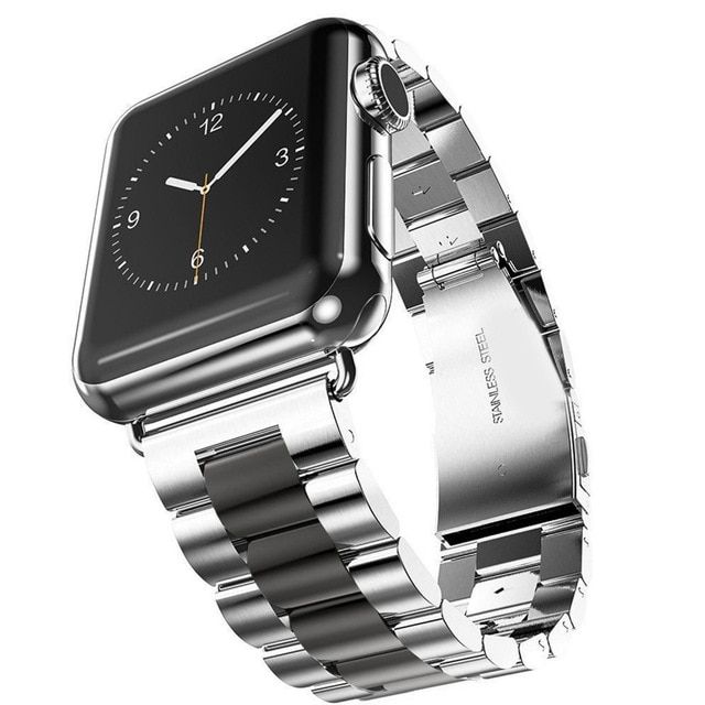 Metal Watchband band for Apple Watch Series 6 se 5 4 3 42mm 44mm Stainless Steel Bracelet Strap Adapter for iWatch Band 38mm40mm
