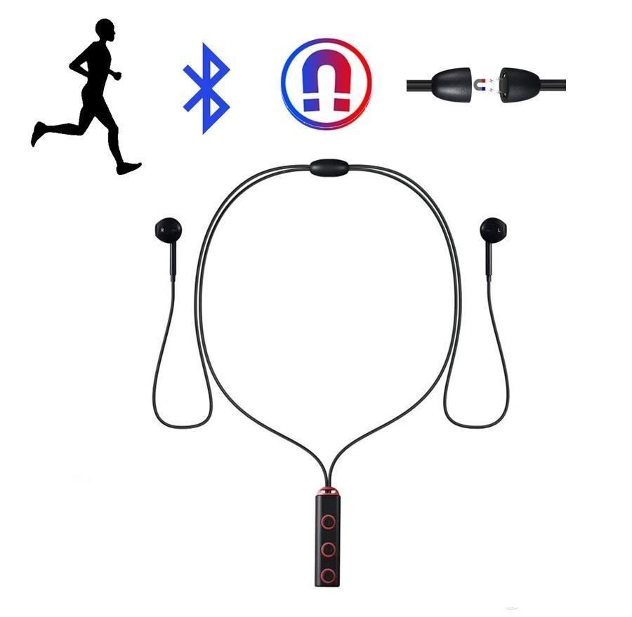 XT-13 Sport Bluetooth V4.2 Wireless Neckband Headset with Magnet Attraction
