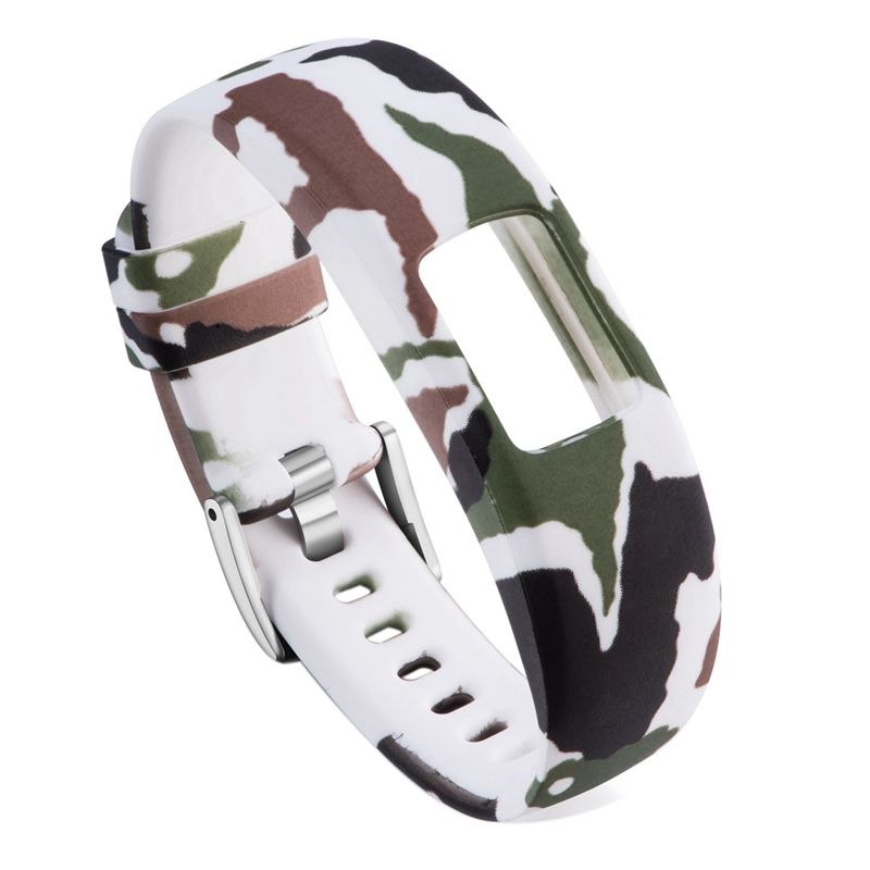Silicone Wrist Band for Garmin Vivofit 4 Strap Replacement Watchbands for Garmin Vivofit4 Wristband Camouflage