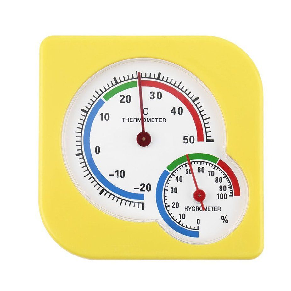 WS-A7 Mechanical Hygrometer Indoor Outdoor Wet Hygrometer Humidity Thermometer