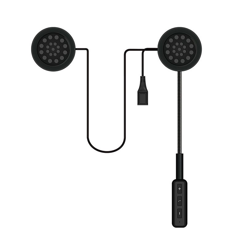 Motorcycle Helmet Bluetooth Headset Bluetooth 5.0 Hands Free Stereo Wireless 10m