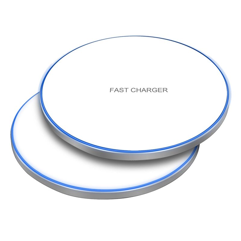 Wireless Charging, Lightweight Portable Disc 30W Wireless Charging Suitable for Apple, Samsung, Huawei(White)