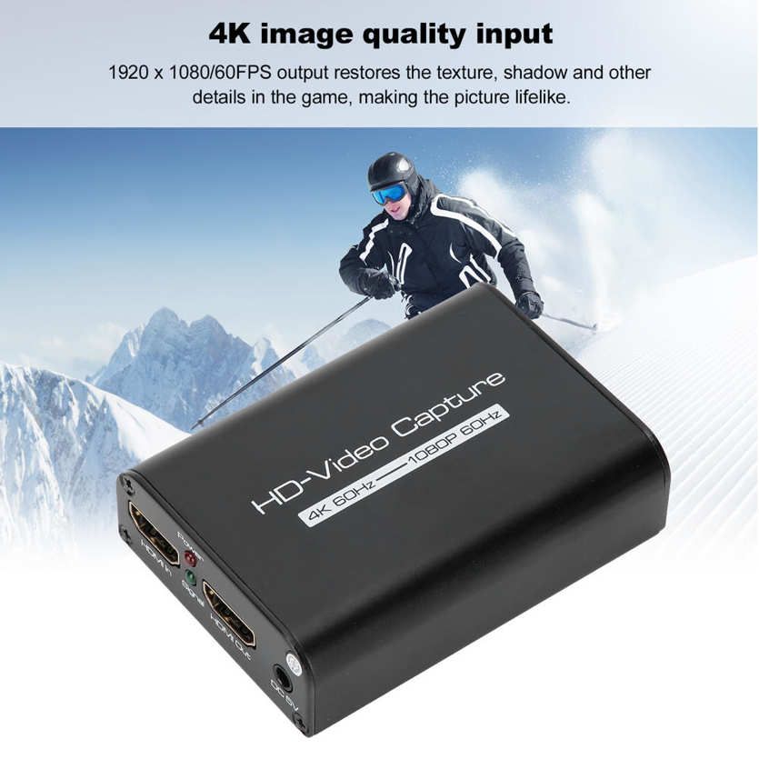 HDMI 4K High Definition Video for Capture Card to USB3.0 Live Recording with Loop