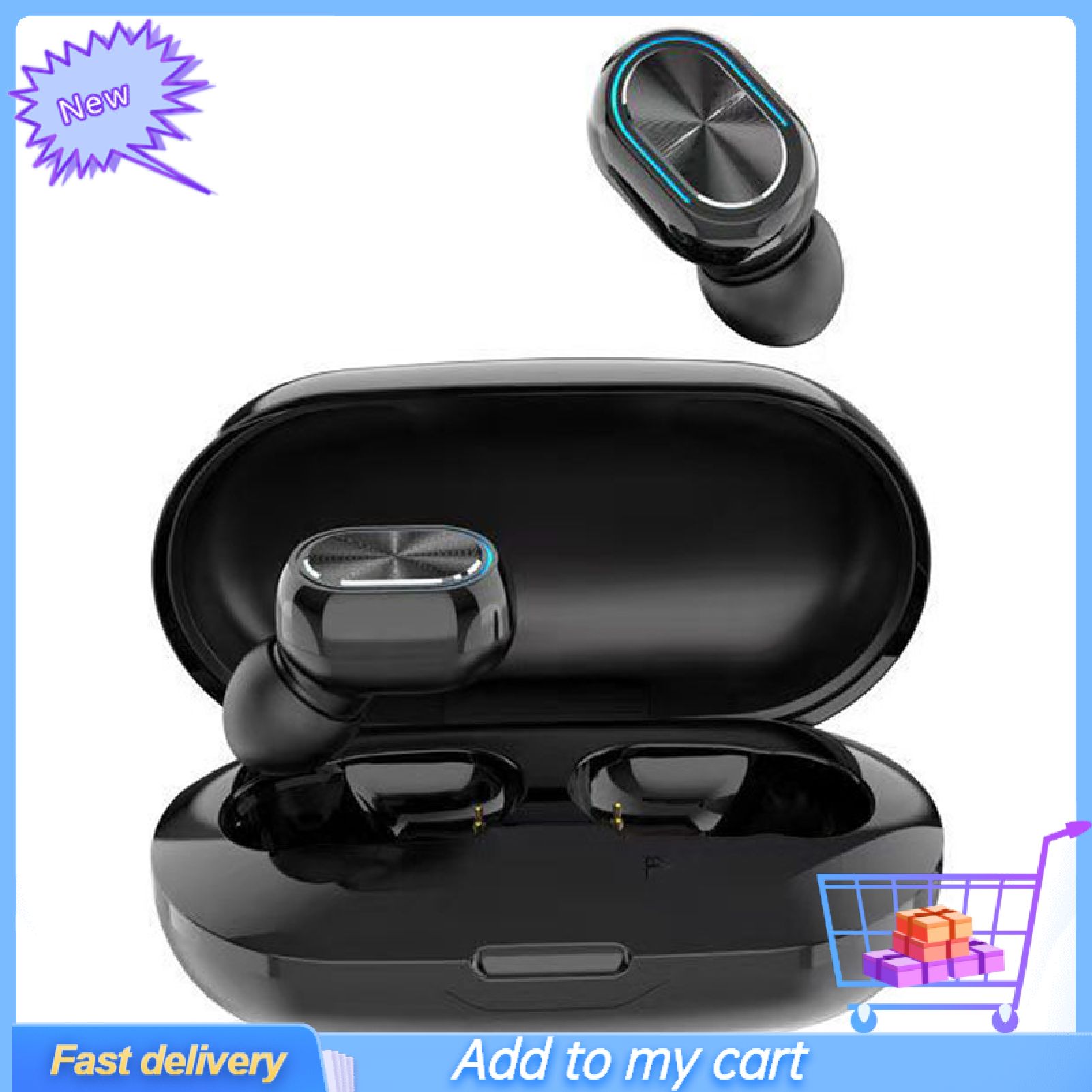 GreenForest Bluetooth 5.1 Mini In-ear Wireless Earphones for Phone