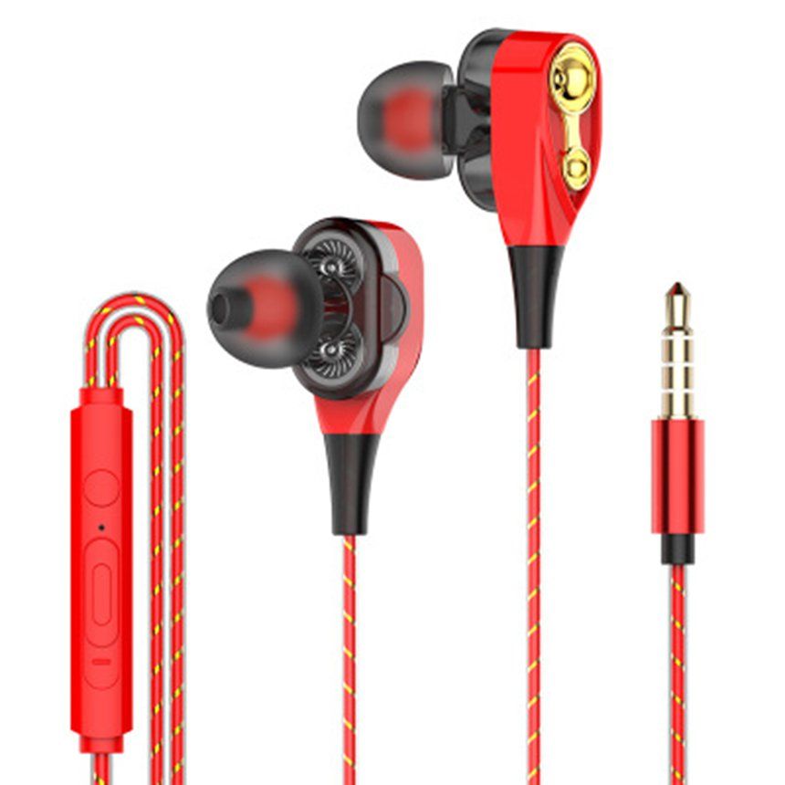 TE In-Ear Headphones Moving Coil Headphones Wired With Wheat Gaming Headset For Apple For Android Phones