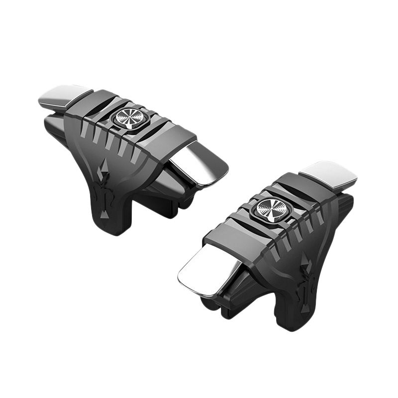 F01 Mobile Phone Button, Trigger Mobile Game Trigger Mobile Game Controller Game Handle Game d(Black)
