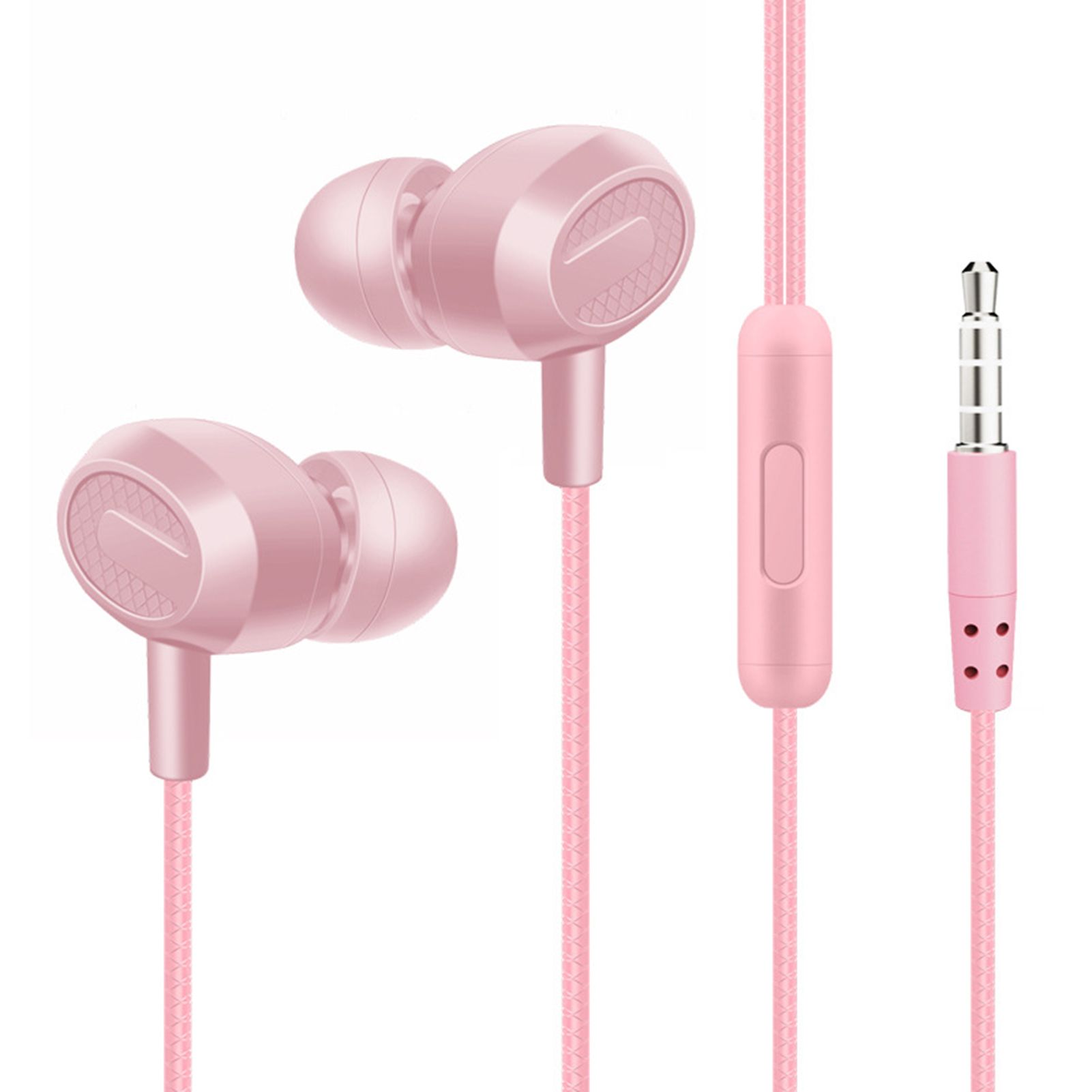 Wired Headset Ergonomic 3.5mm Sports Stereo Earbuds withc