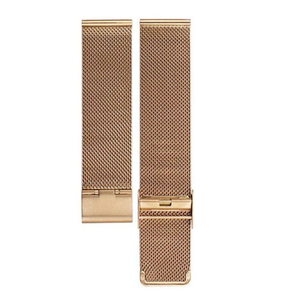 Detachable Stainless Steel Loop Watch Band Strap For Fitbit Blaze Watch-gold