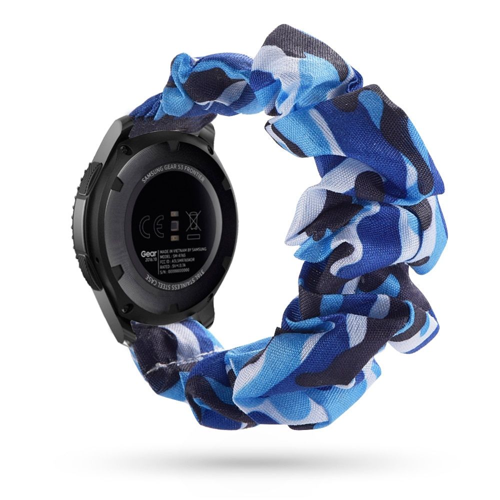 Scrunchies Elastic Watch band 20mm 22mm For samsung galaxy watch 3 41mm 45mm For huawei watch GT2 Pro bracelet For Amazfit Bip
