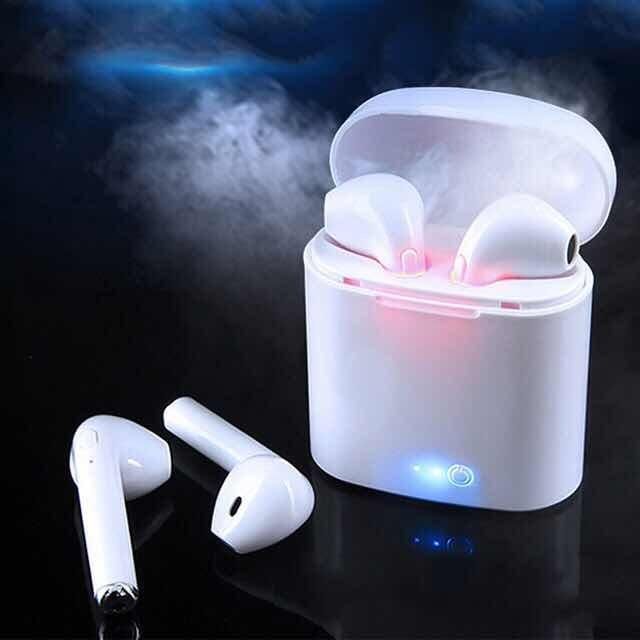 HBQ i7S TWS Wireless Bluetooth Earbuds with Charging case -White - Neckband - Neckband