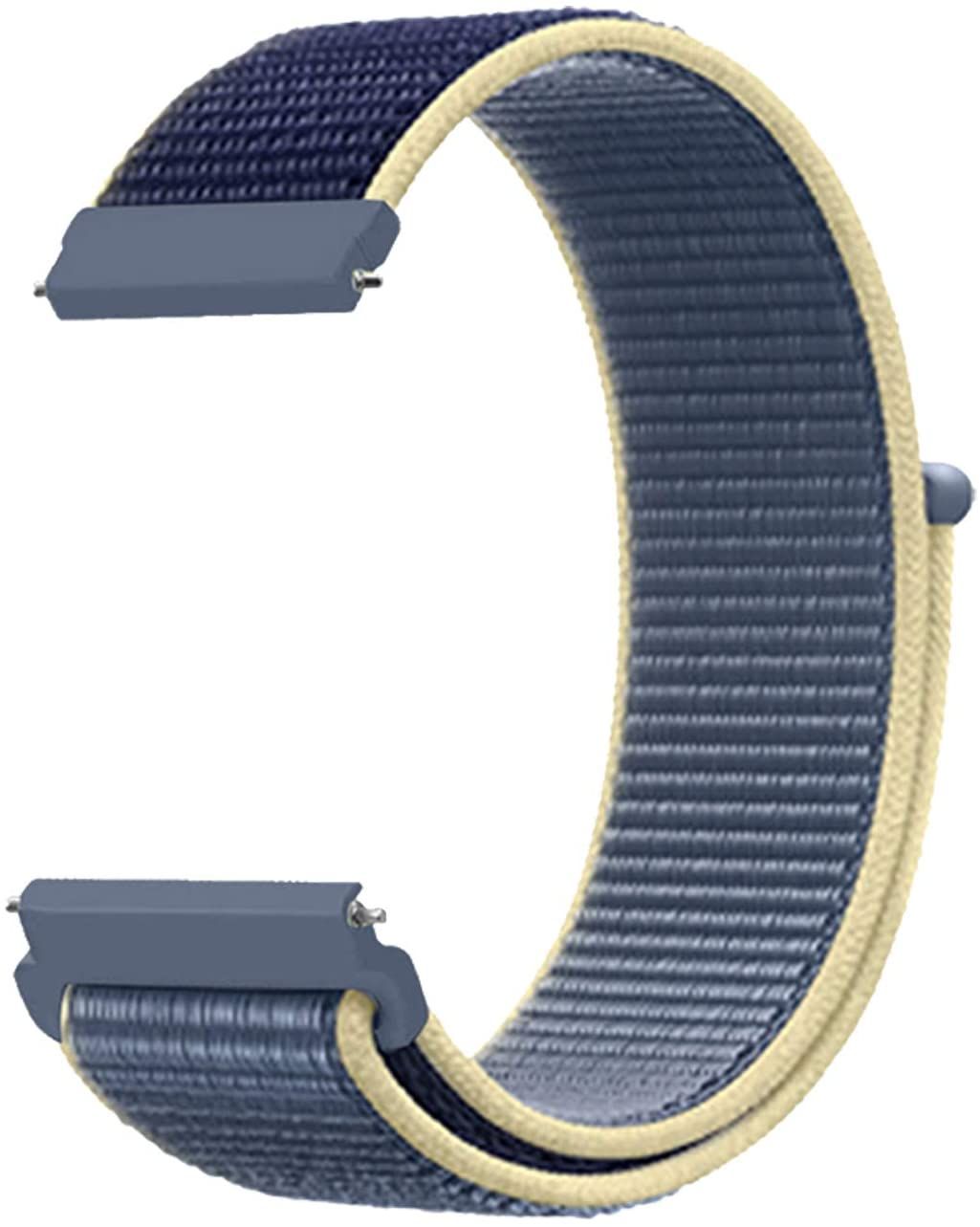 22mm Soft Nylon Watch Band Sport Strap Wristband Replacement Bracelet for SmartWatch