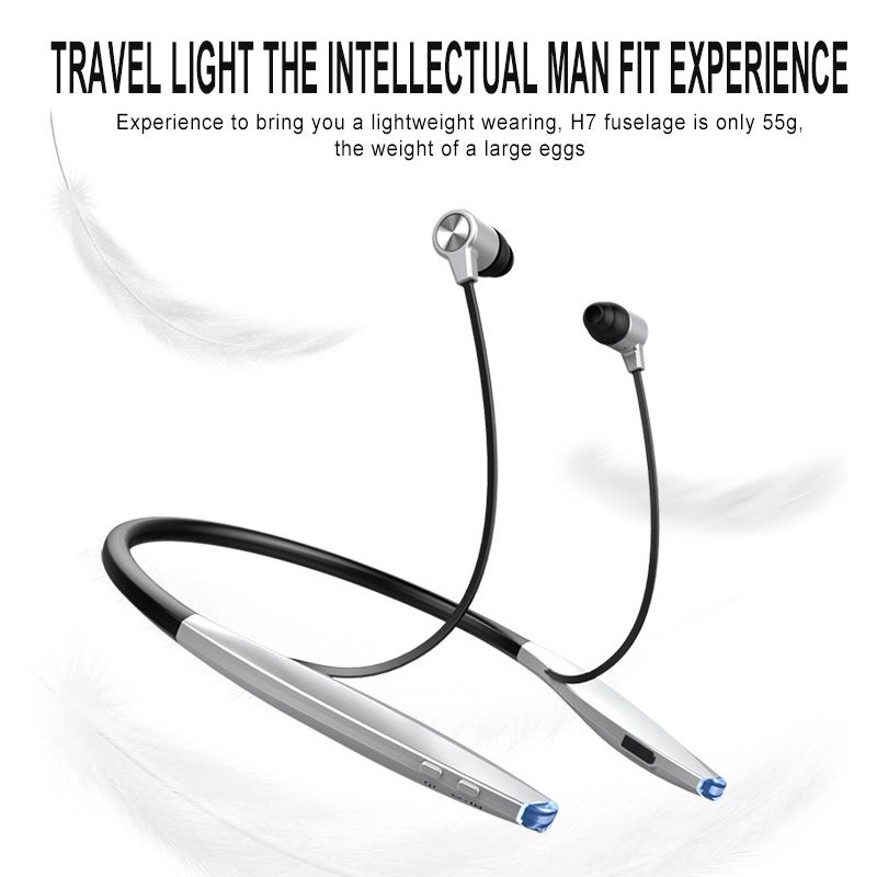 ZEALOT H7 Sports Bluetooth Wireless Earbuds Earphone Neck Waterproof Headset hot sell Simple Fidelity design
