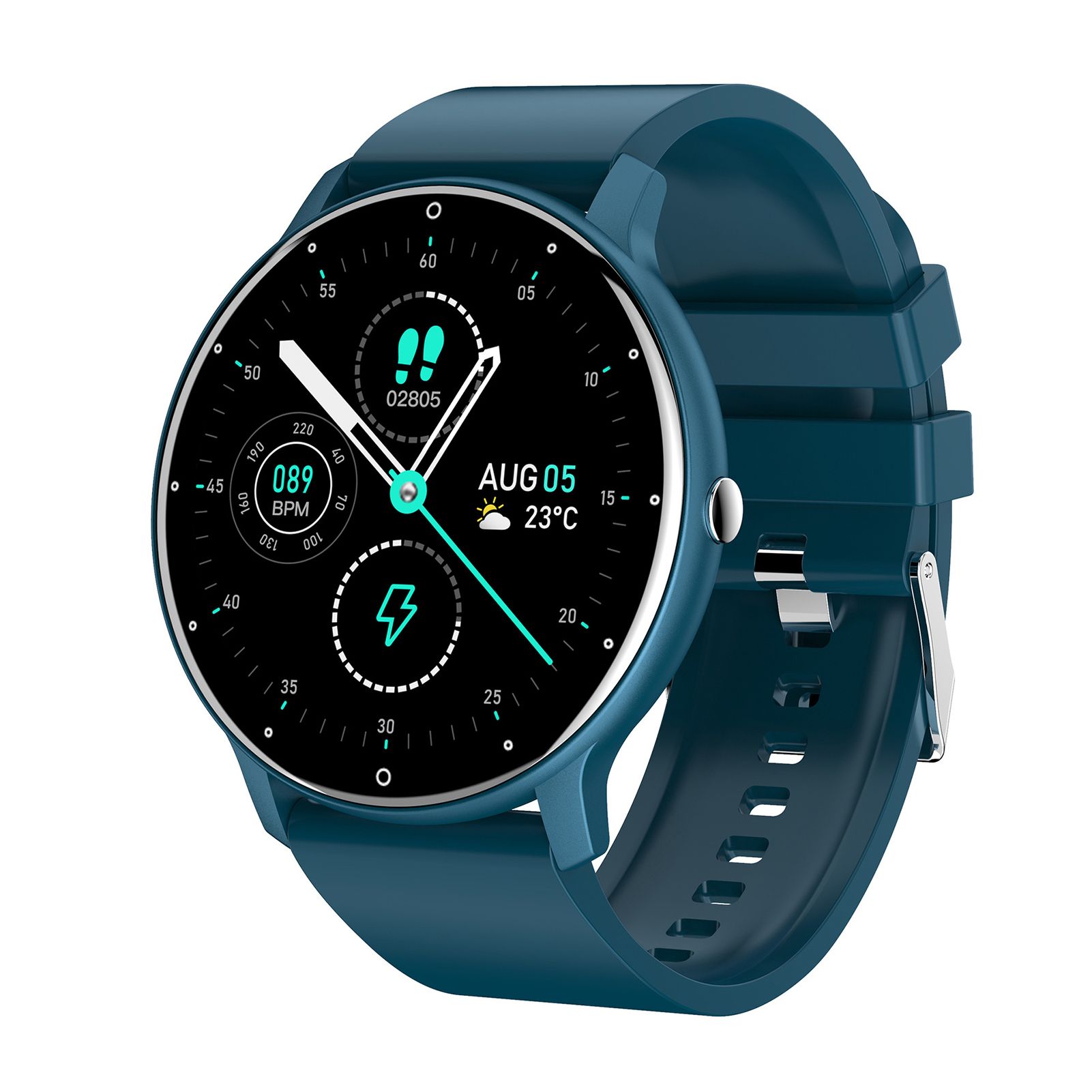 ZL02 Bluetooth Watch Waterproof Multifunctional Durable Heart Rate Blood Pressure Fitness Tracker Watch for Sports