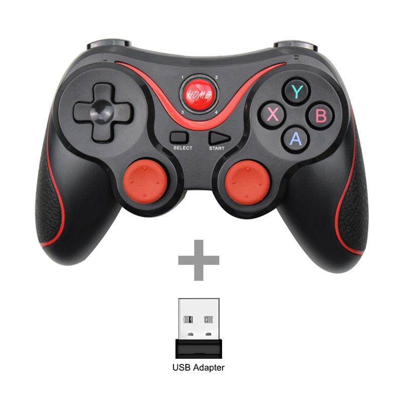Support Bluetooth X3 Wireless Controller T3 Gamepad With Stand Holder For PC Android Gamepad Gaming Controle For PS3 Console